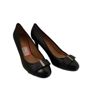 Tommy Hilfiger stiletto black women’s 10 Kendley dress shoe heel